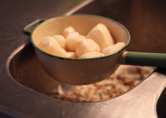 Jordärtskockor i sil.