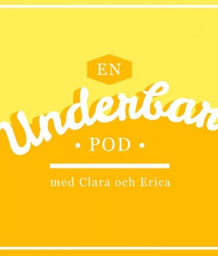 Gula glad logga för En Underbar Pod med Clara och Erica
